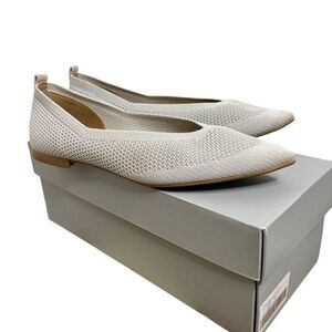 Everlane Gray 40 Hour Reknit Point Flats Pointed Knit Comfort Box 7 Career Box